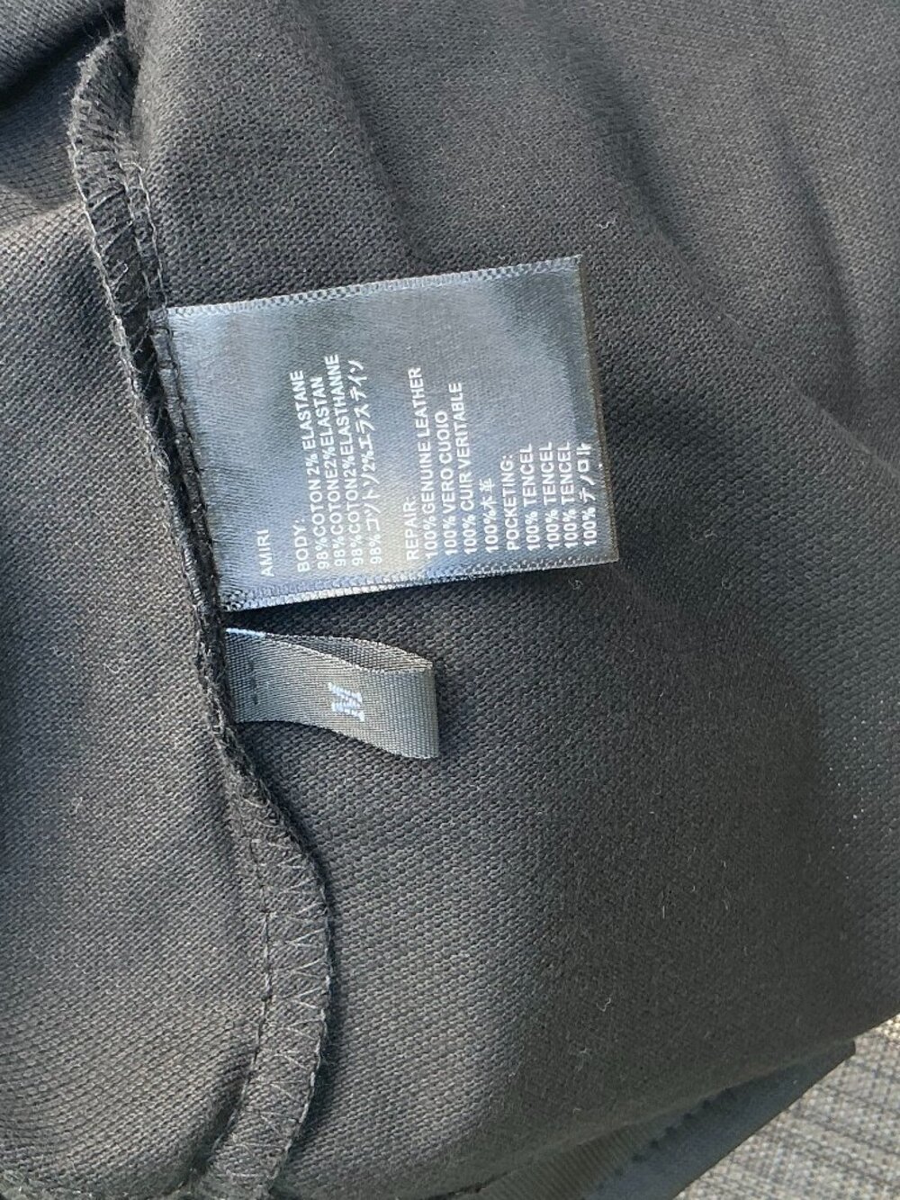 Black Amiri art polo tee - Picture 4 of 4